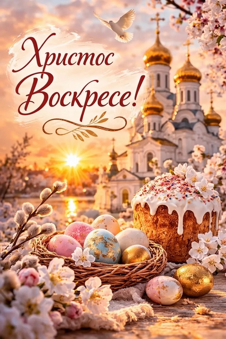 Поздравляем со Светлой Пасхой!
